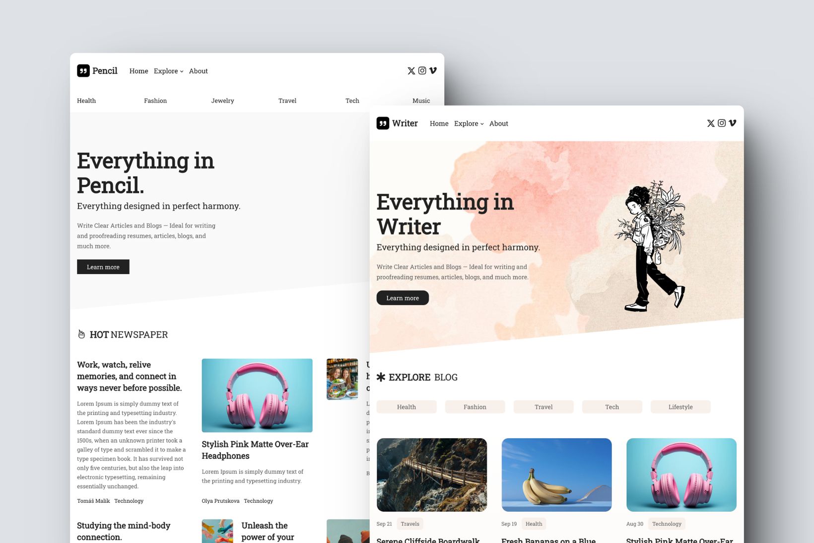Pro — Premium Templates Blocs